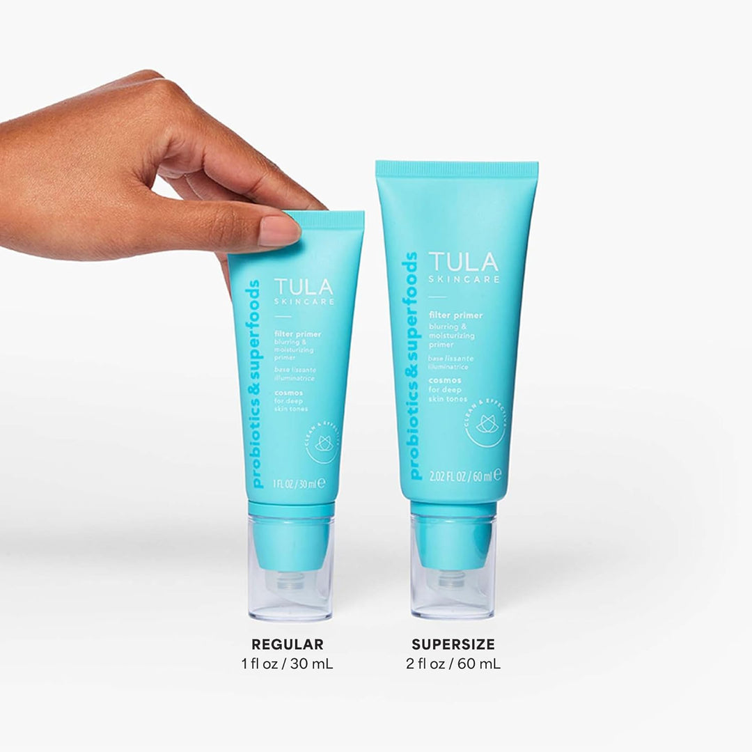 TULA Skin Care - Prebase difuminadora e hidratante con filtro para...