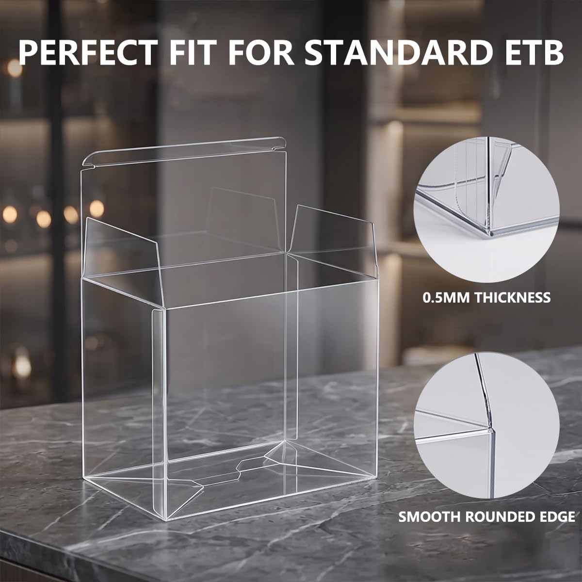ETB - Funda protectora compatible con cajas PKMN Elite Trainer de