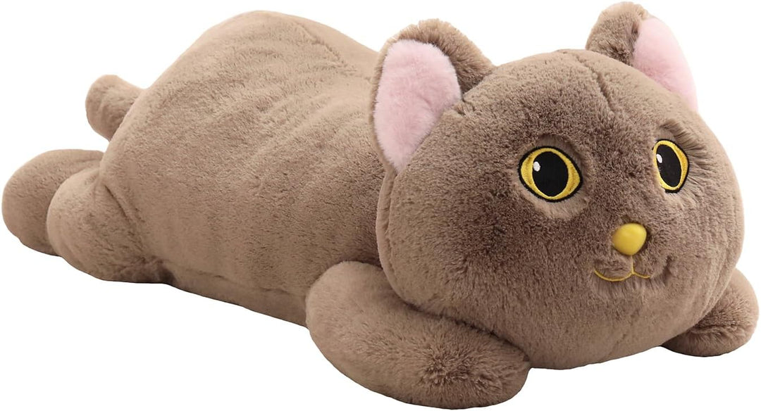 YESGIRL Animales de peluche con peso de gato de 26.4 pulgadas, 5 li...