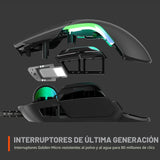 SteelSeries Rival 5 Mouse para juegos con iluminación RGB PrismSync...