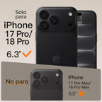 JETech Funda delgada de fibra de aramida para iPhone 18 Pro/17 Pro