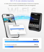VIOFO A329S 4K 60FPS Dash Cam delantera y trasera, STARVIS 2 HDR, Wi-Fi 6