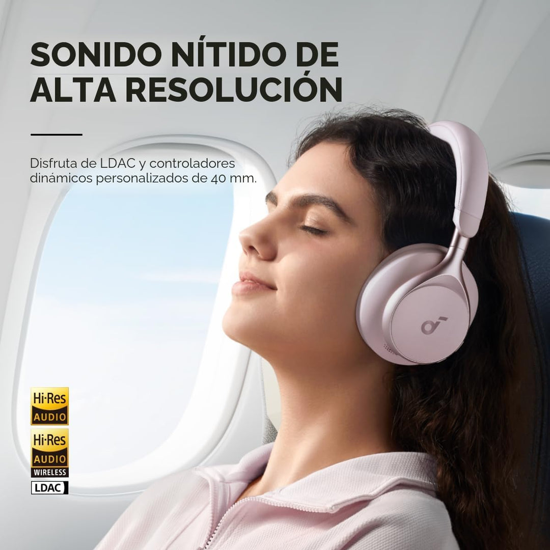 Soundcore de Anker, Space One, Auriculares con cancelación a