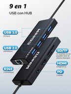 QGeeM, UCH092-1, hub USB 3.0