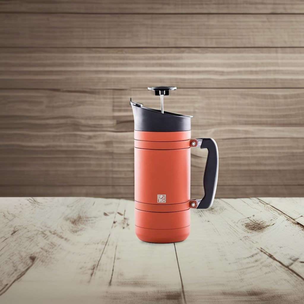 BruTrek de Planetary Design | Prensa francesa BaseCamp | 48 fl.oz - RedRock