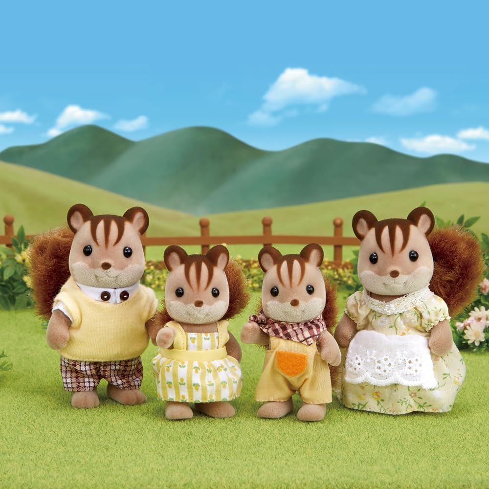 Sylvanian Families - Familia Ardilla Nogal