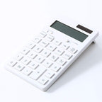 MUJI 37355538 Calculadora, Calculadora Normal, Blanco, 12 dígitos (KK-1154MS)