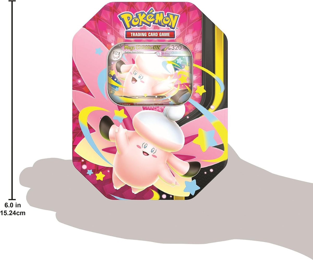 Pokémon TCG: Mega Lata iluminada por la luna, paquete de 4 refuerzos