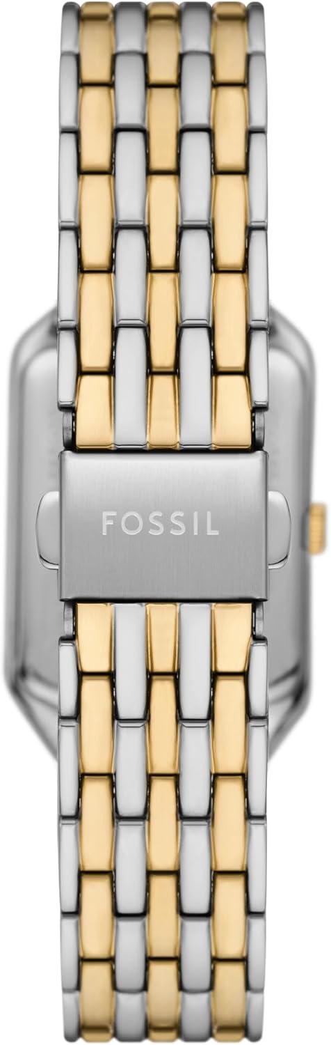 Fossil Raquel - Reloj de cuarzo y acero inoxidable para mujer, con tres manecillas