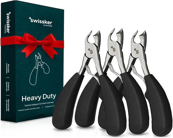 Swissker by Swissklip - Cortaúñas de pies resistentes para hombres...