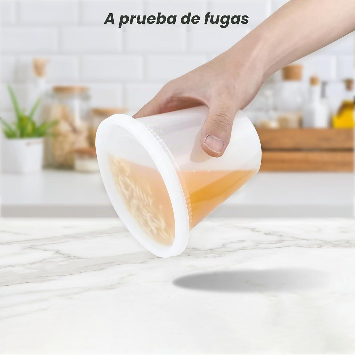 Dealusy Juego de 40 recipientes de 24 onzas con tapas