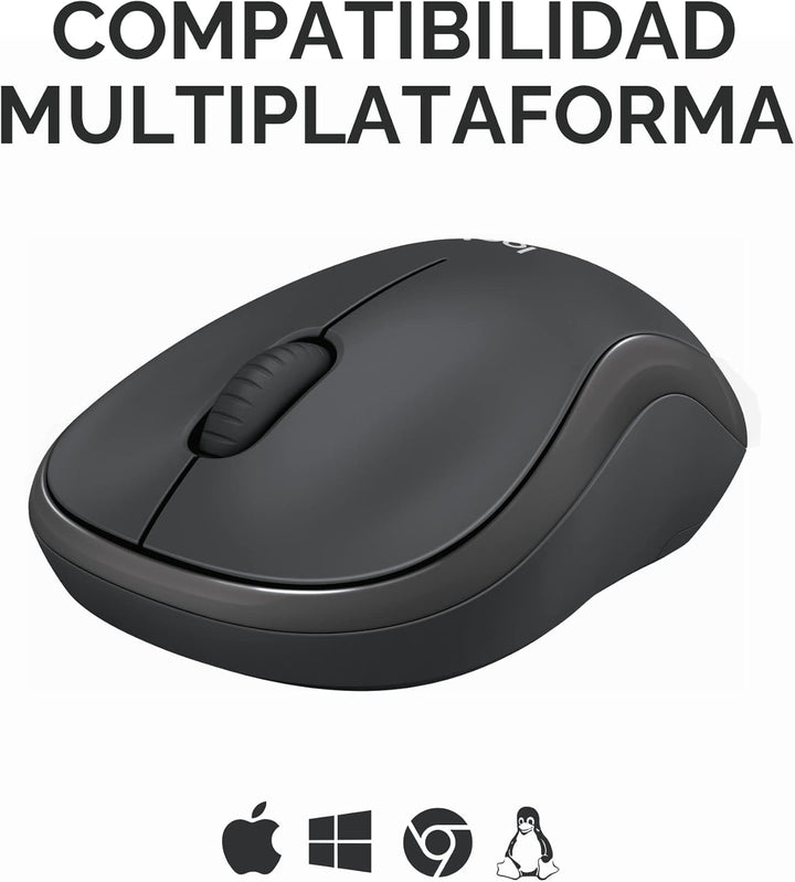 Logitech M240 - Ratón Bluetooth silencioso, inalámbrico, compacto,...
