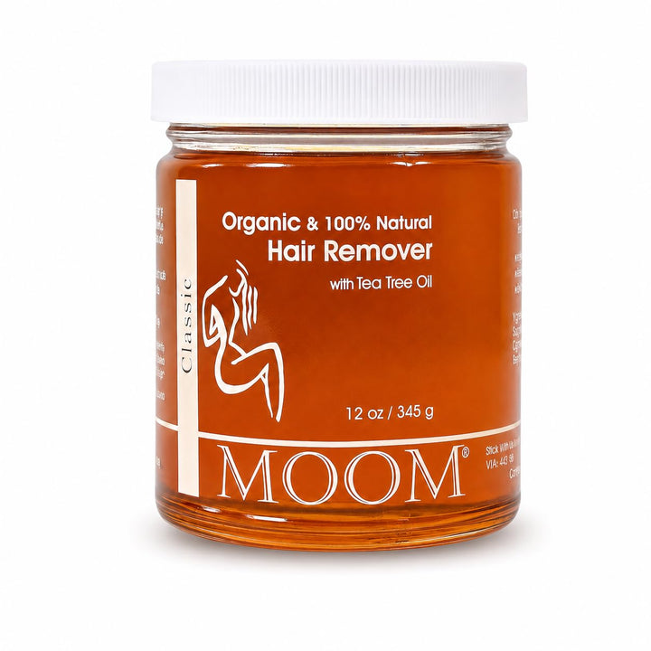 MOOM - Cera de azúcar orgánica con aceite de árbol de té, frasco de...
