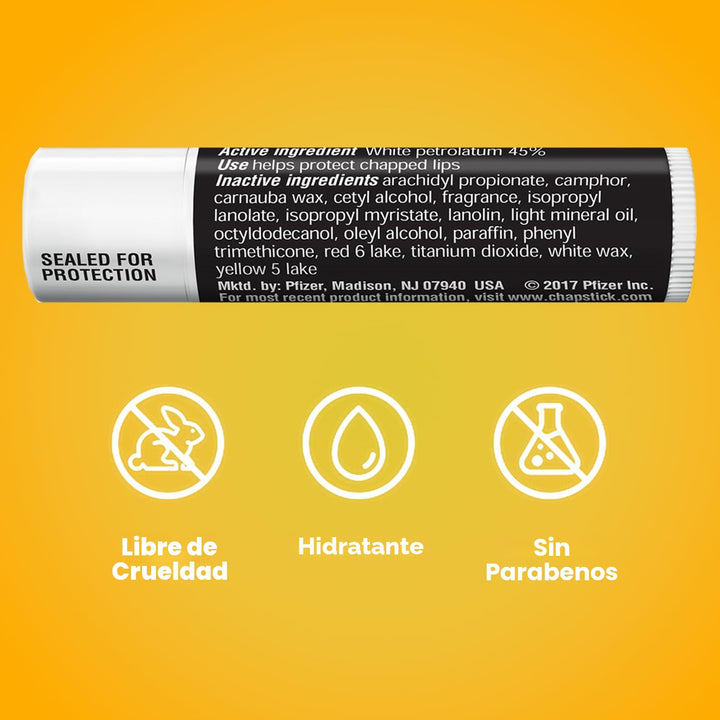 ChapStick Bálsamo labial a granel, clásico original, 12 unidades, h...