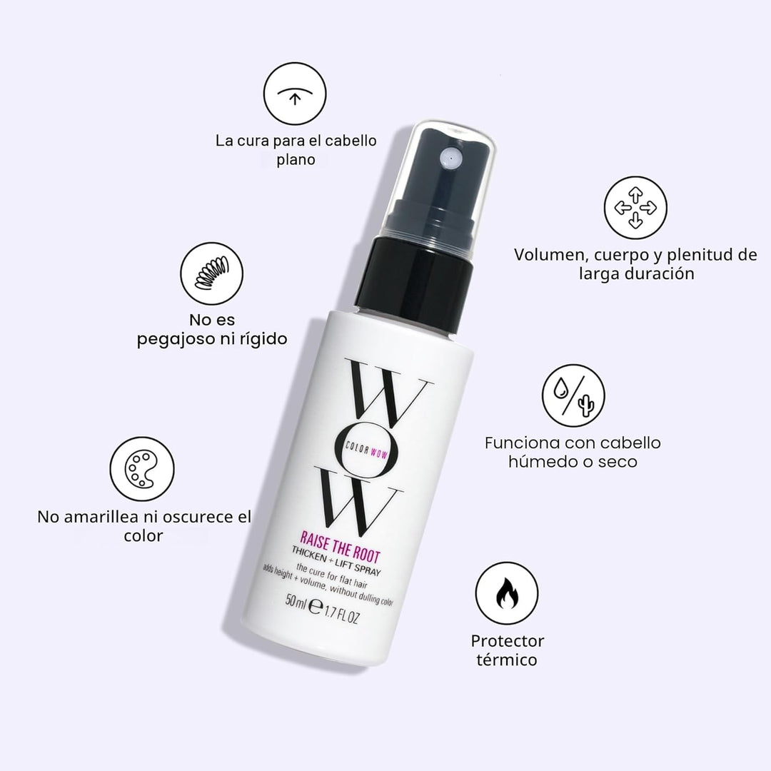 COLOR WOW Raise the Root Thicken + Lift Spray - Volumen durante tod...