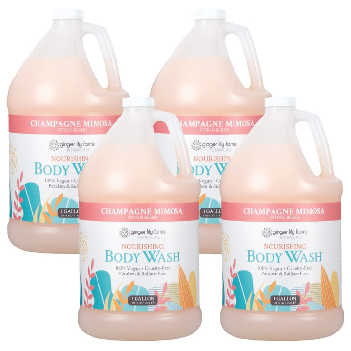 Ginger Lily Farms Botanicals - Jabón corporal nutritivo, Champagne...