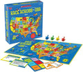 University Games, Scholastic Race Across the USA Juego de Mesa, Juego de Aprendizaje de Geografía para Niños y Familias, para 2 a 4 Jugadores a partir de 8 Años en Adelante