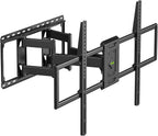 USX MOUNT Soporte de pared de TV de movimiento completo resistente para televisores de 60 a 120 pulgadas, soporta 220 libras, soporte de pared de extensión de 28 pulgadas