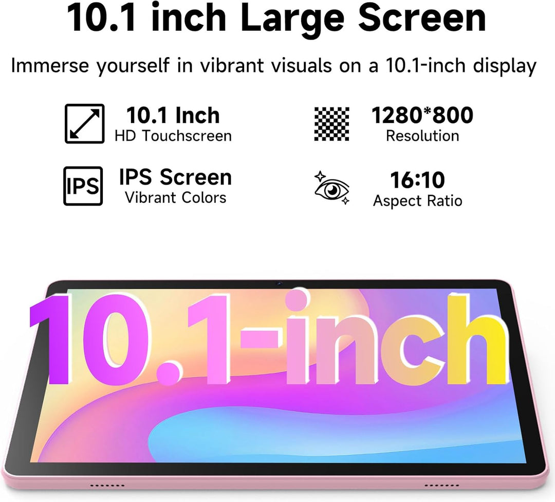 ICONLINK Tableta Android 15 de 10 pulgadas con funda 4+16 GB de RAM...