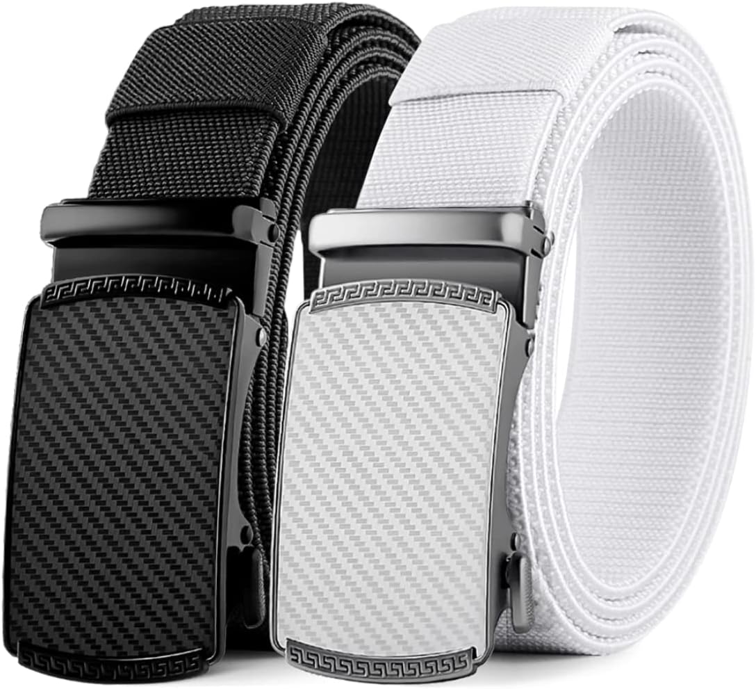 DOOPAI Cinturón para Hombre, cinturones de golf elásticos para homb...