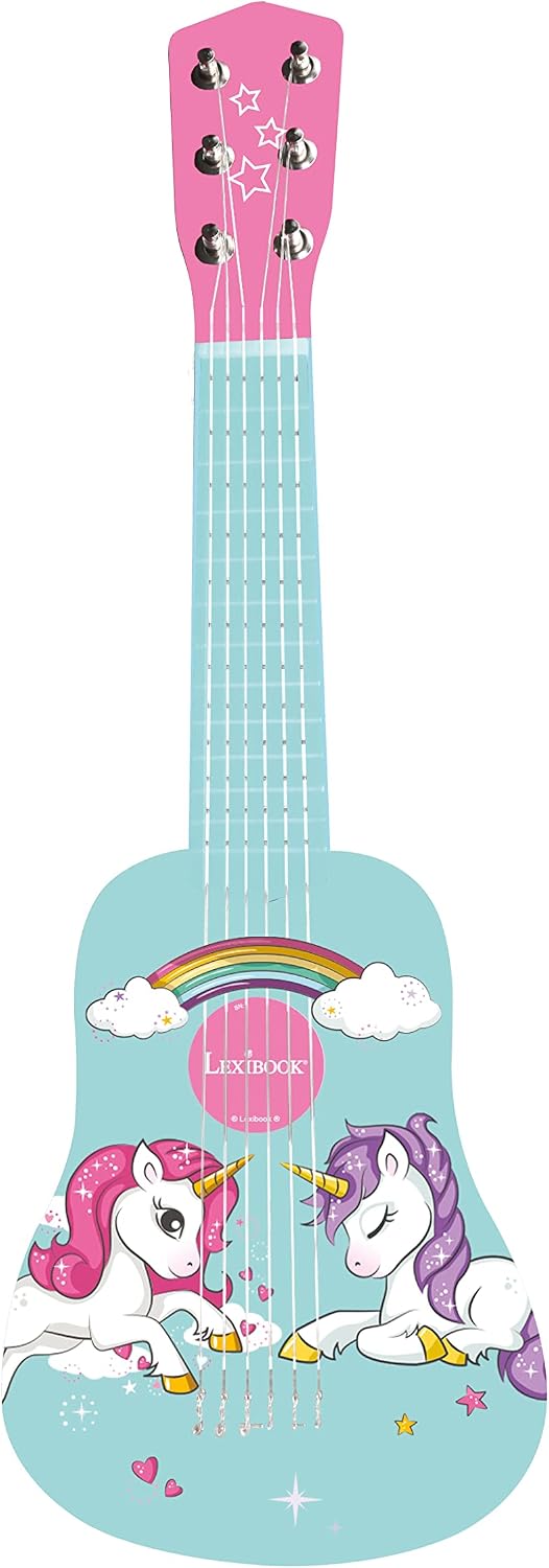 Lexibook, Guitarra de madera de unicornio, K205UNI