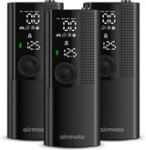 Airmoto Compresor de aire portátil para inflador de neumáticos, bom...