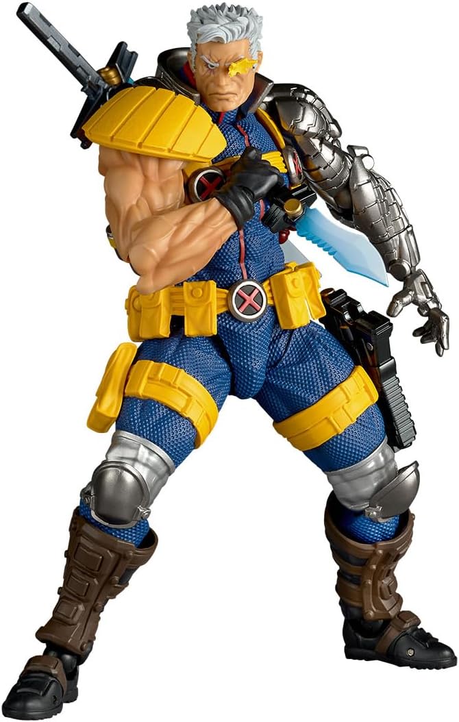 Kaiyodo Revoltech Amazing Yamaguchi X-Men Cable versión 1.5, altura...