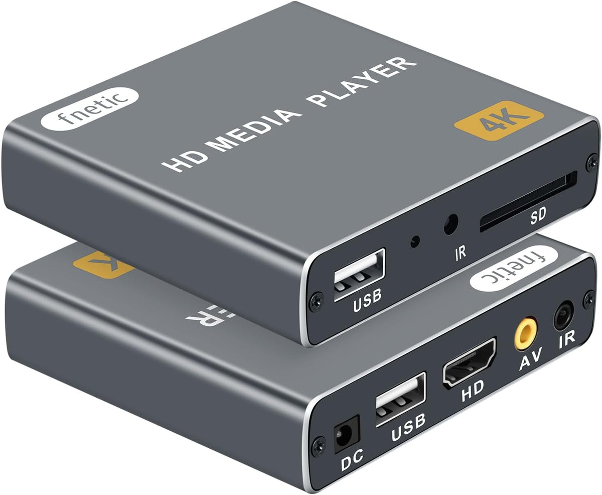 Reproductor de medios 4K Ultra-HD Digitaces para las unidades USB/la
