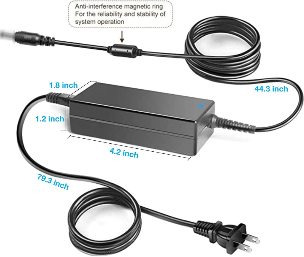 Adaptador de 36 V CA/CC compatible con Govee H7039 - Tira de luces inteligentes para exteriores, RGBW RGBIC, regulables, bombillas LED blancas cálidas, bombillas LED de Navidad para patio