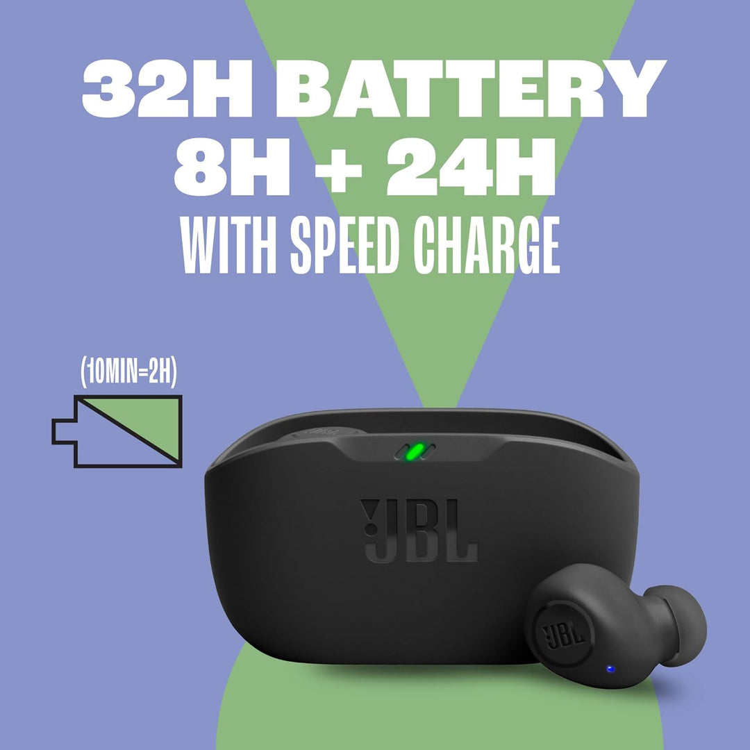 JBL Vibe Buds - Auriculares inalámbricos verdaderos, Smart Ambient,...
