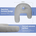 Almohada perforadora de 4 pulgadas para dormir de lado