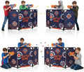 Target Búnker Táctico y Blaster de Espuma 59x34” Zona de Combate Fort Bunker, Compatible con Laser Tag, Pistola de Agua y Actividades de Cumpleaños, Pared Plegable para Juego Activo