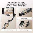 DJI Osmo Mobile 7P Gimbal Stabilizer para iPhone y Android, seguimiento