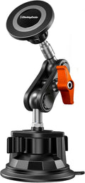 chubbycable ChubbyGrip Soporte magnético para teléfono en auto con ventosa de alta resistencia
