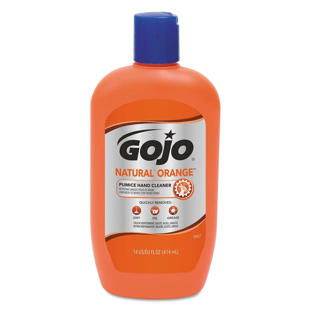 Gojo Industries 0957-12 14 oz, limpiador de manos natural con piedr...