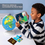 Orboot de Shifu: El globo terráqueo educativo de realidad aumentada | Juguete Stem para niños y niñas de 4 a 10 años | Ideal para regalo (sin fronteras ni nombres en el globo)