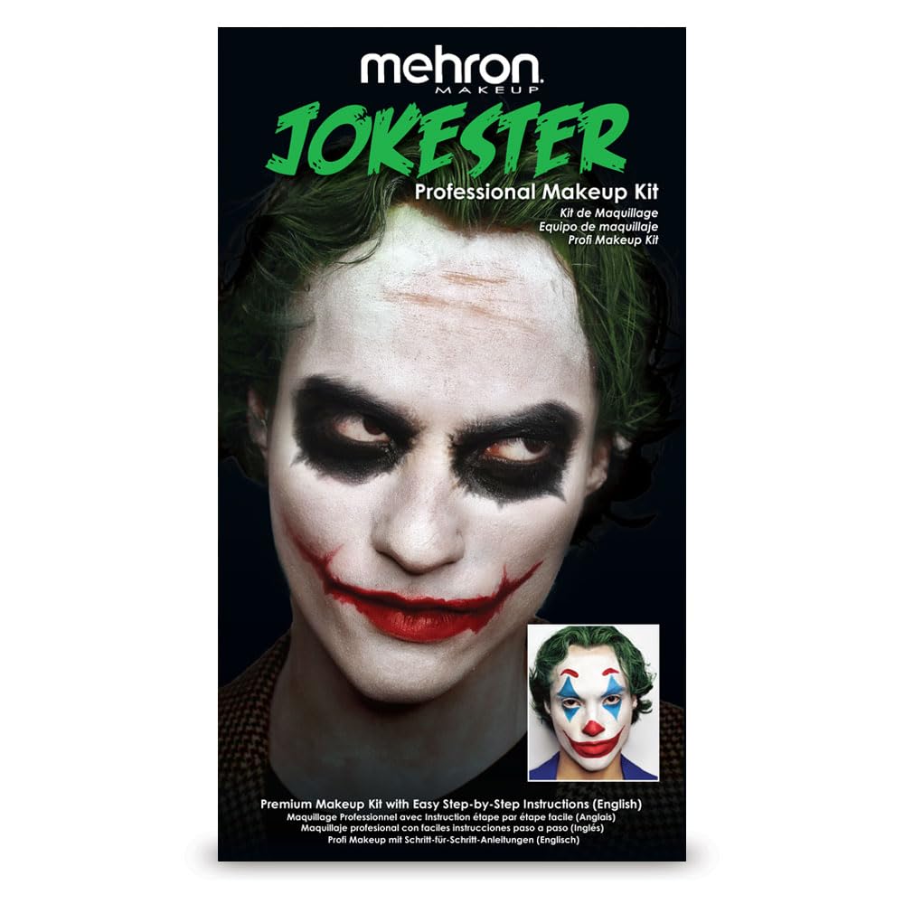 Mehron - Kit de maquillaje premium de personaje (Evil J)
