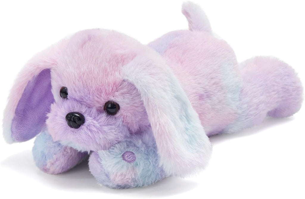 WEWILL Peluche de cachorro con luz de arcoíris de 12 pulgadas con l...