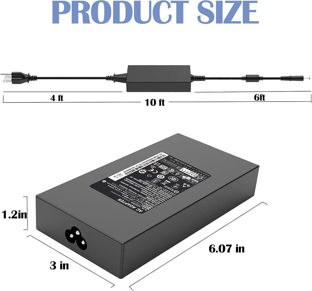 Adaptador de corriente de 180 W para estación de acoplamiento Dell wd19s