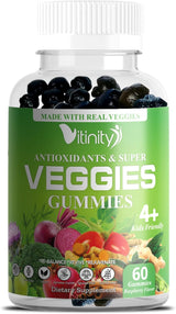 VITINITY Super Greens - Gomitas multivitamínicas | Hechas con 30 su...
