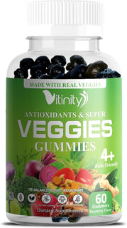VITINITY Super Greens - Gomitas multivitamínicas | Hechas con 30 su...