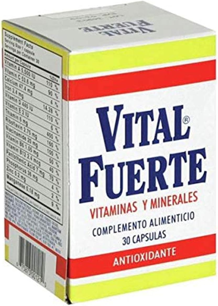 Vital Fuerte, Vitaminas y Minerales, Antioxidante, Suplemento alime...