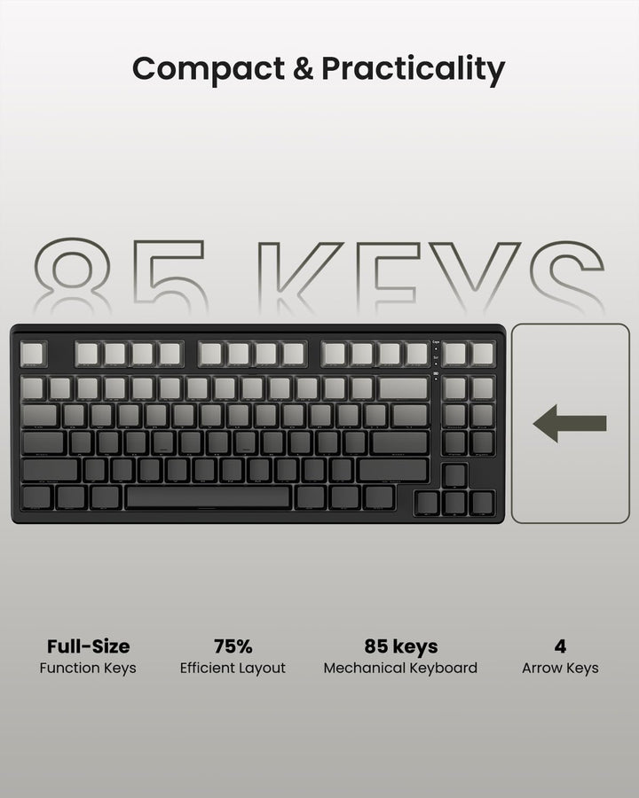 Wireless Mechanical Keyboard,Gasket Mounted Creamy Sound,Bluetooth\...