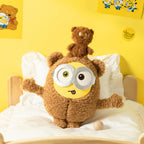 MINISO Juguete de Peluche de Minions Disfraz de Bob+Tim de 11"