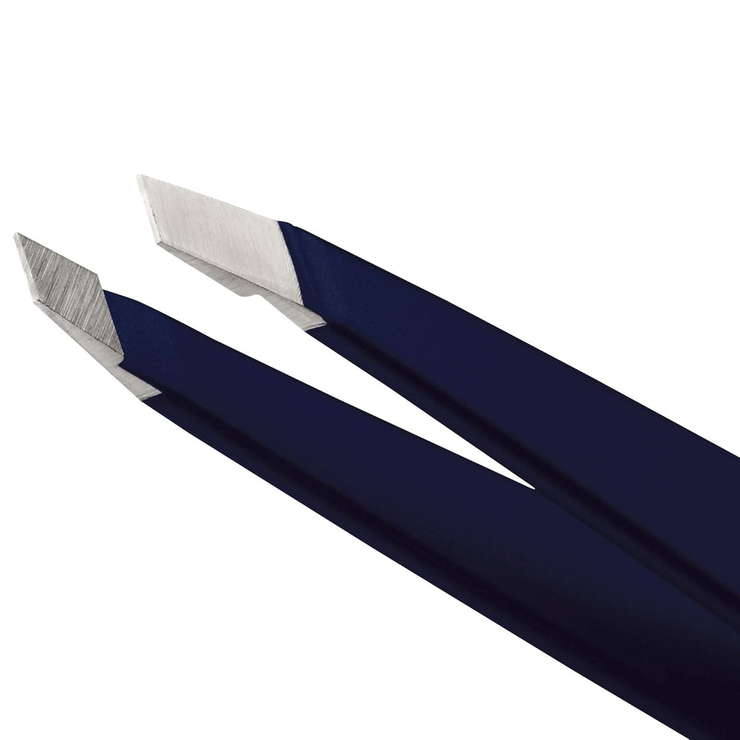 Tweezerman - Pinza inclinada exclusiva azul de noche, pinzas para d...