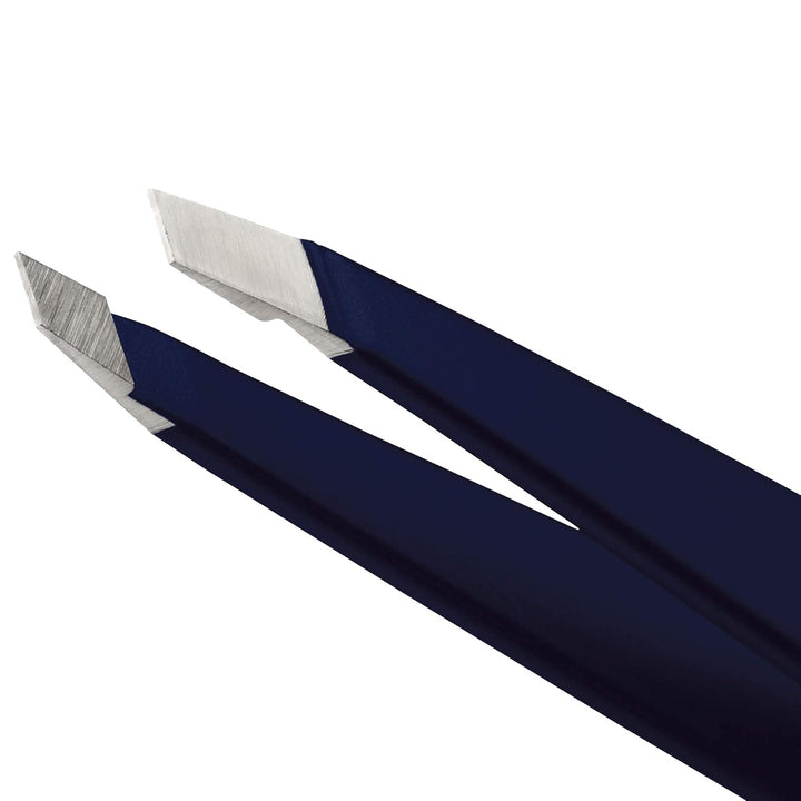 Tweezerman - Pinza inclinada exclusiva azul de noche, pinzas para d...