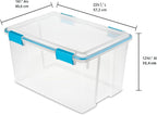 Sterilite Caja de almacenamiento de juntas con tapas para el hogar y la