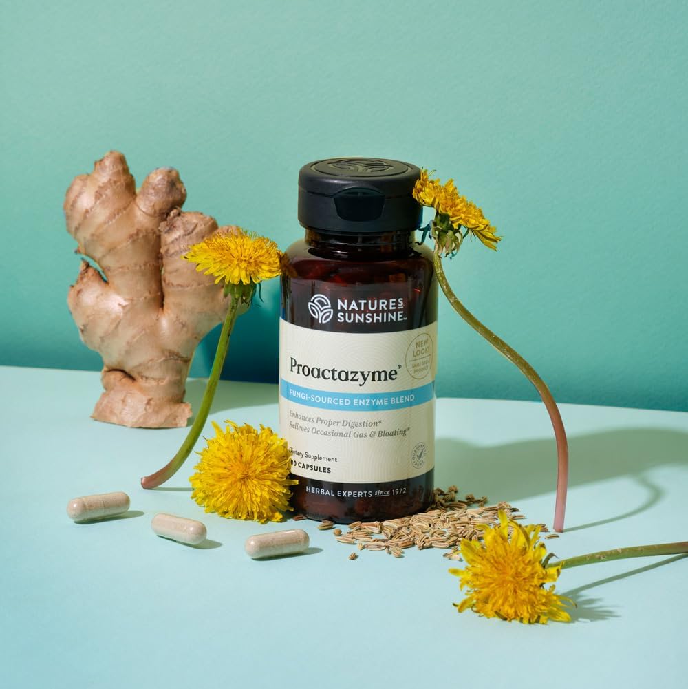 Nature's Sunshine Proactazyme 100 Cápsulas