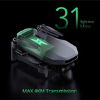 Potensic ATOM SE - Dron GPS con cámara EIS 4K, menos de 249g, 62 minutos de vuelo, transmisión FPV de 4KM, motor sin escobillas, velocidad máxima de 16m/s, retorno automático, dron ligero y plegable