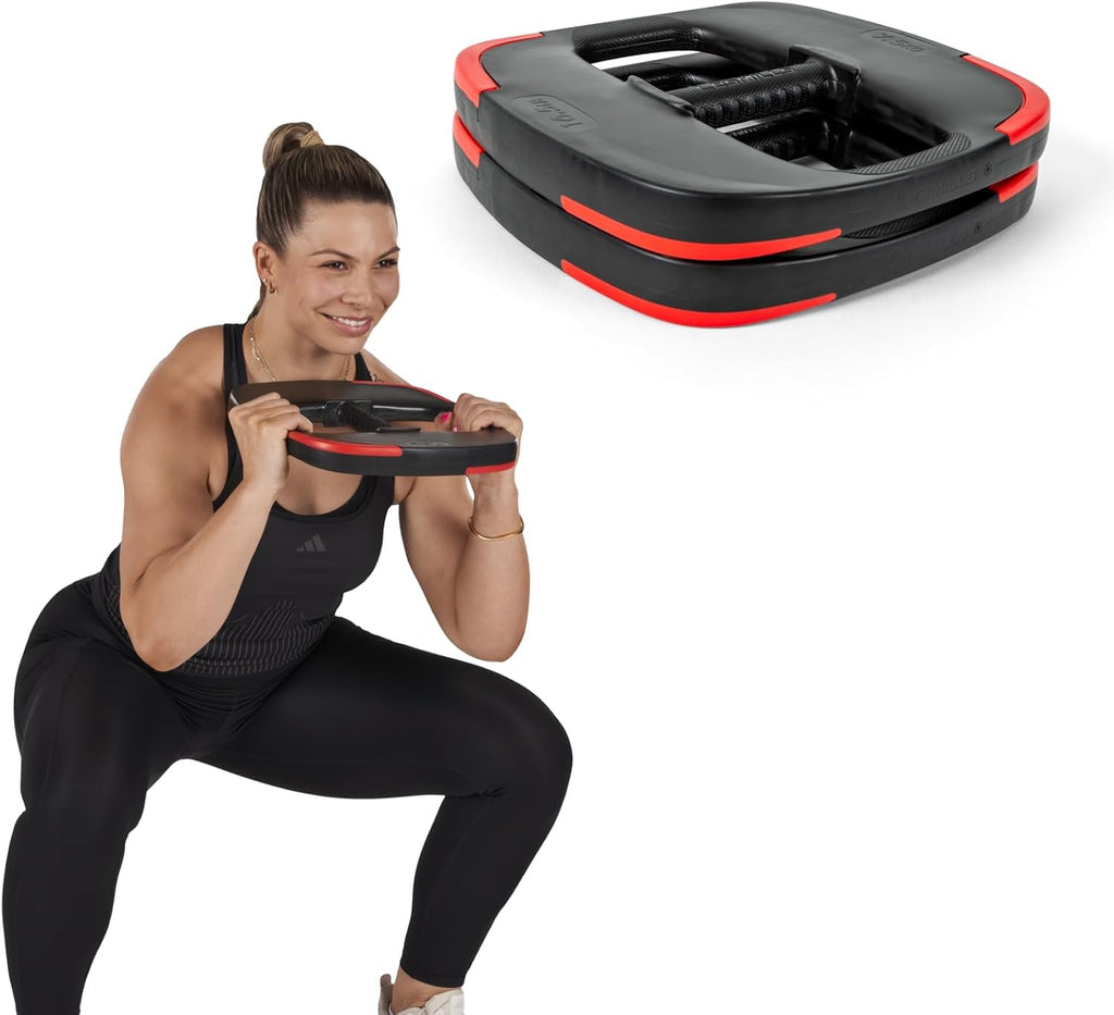 Les Mills SMARTBAR Discos de Peso Ergonómicos de Doble Propósito